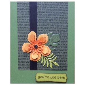 Handmade Floral Gratitude Greeting Card